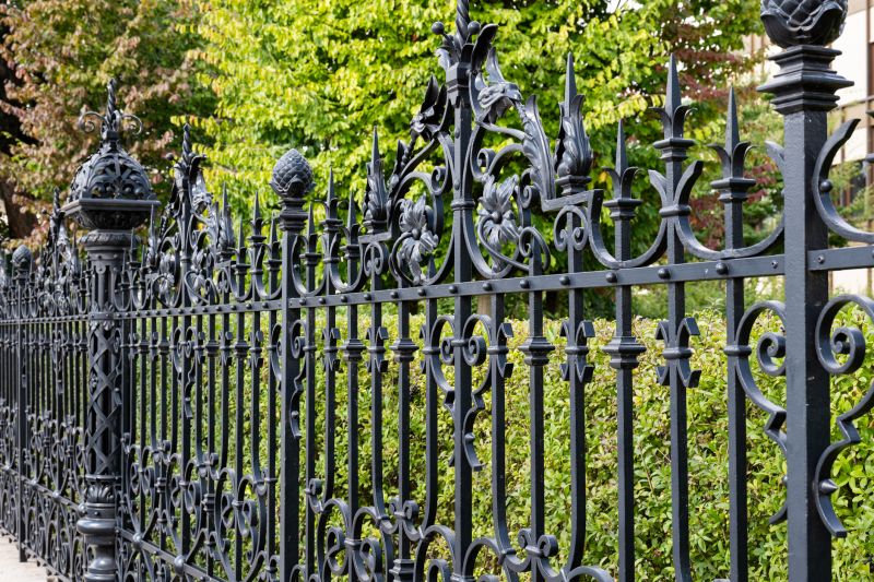 Custom Iron Fence Installation