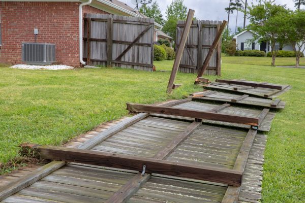 Broken Fence Repair in Joplin
