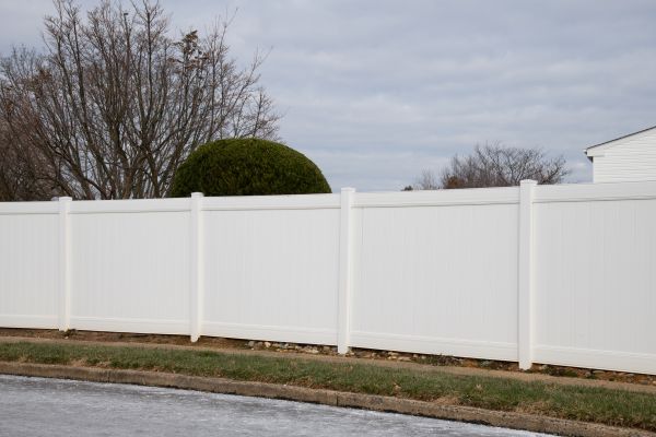 Solid Vinyl Fence Installation in Joplin