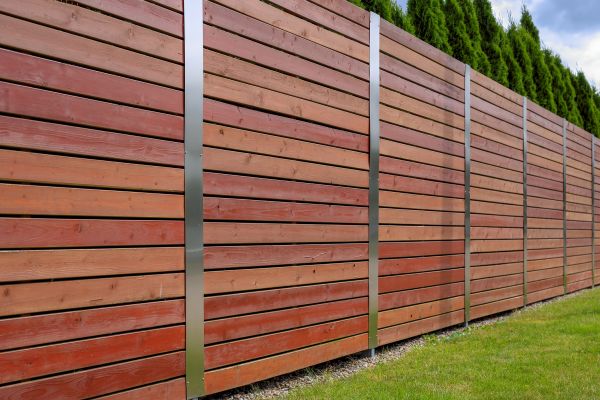Wood Plank Fence Installation in Joplin