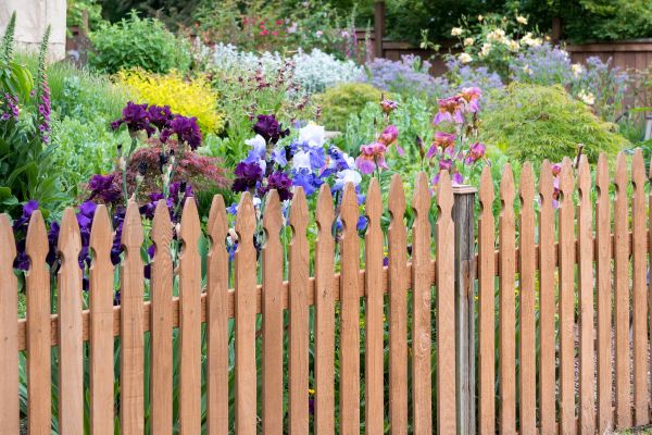 Wood Picket Fence Installation in Joplin