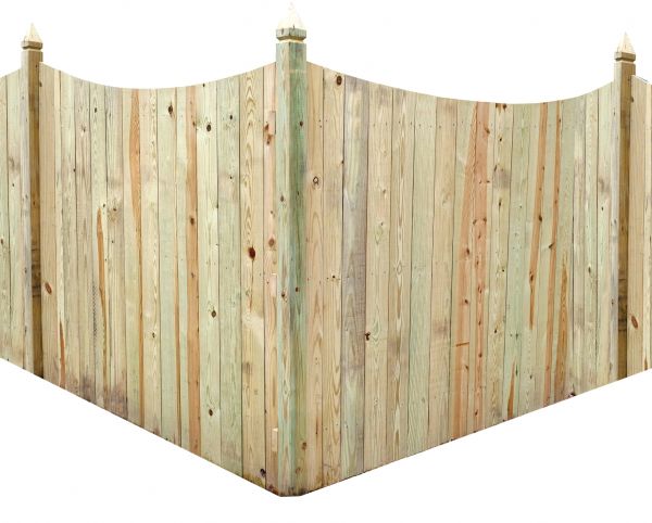 Scalloped Fence Installation in Joplin