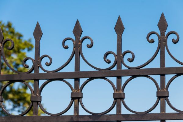 Black Iron Fence Installation in Joplin